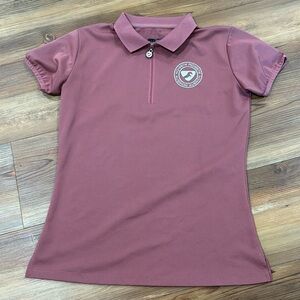 Aubrion equestrian riding shirt short sleeve youth L